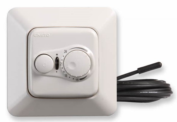 Терморегулятор механический Ensto ECO16FRJ 3.6кВт 16А белый фото Терморегулятор механический Ensto ECO16FRJ 3.6кВт 16А белый картинка